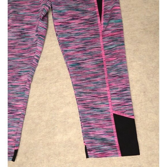 ABS Leggings Compression Heather Pink Yoga Allen Schwartz Women's Size Medium - Picture 5 of 12